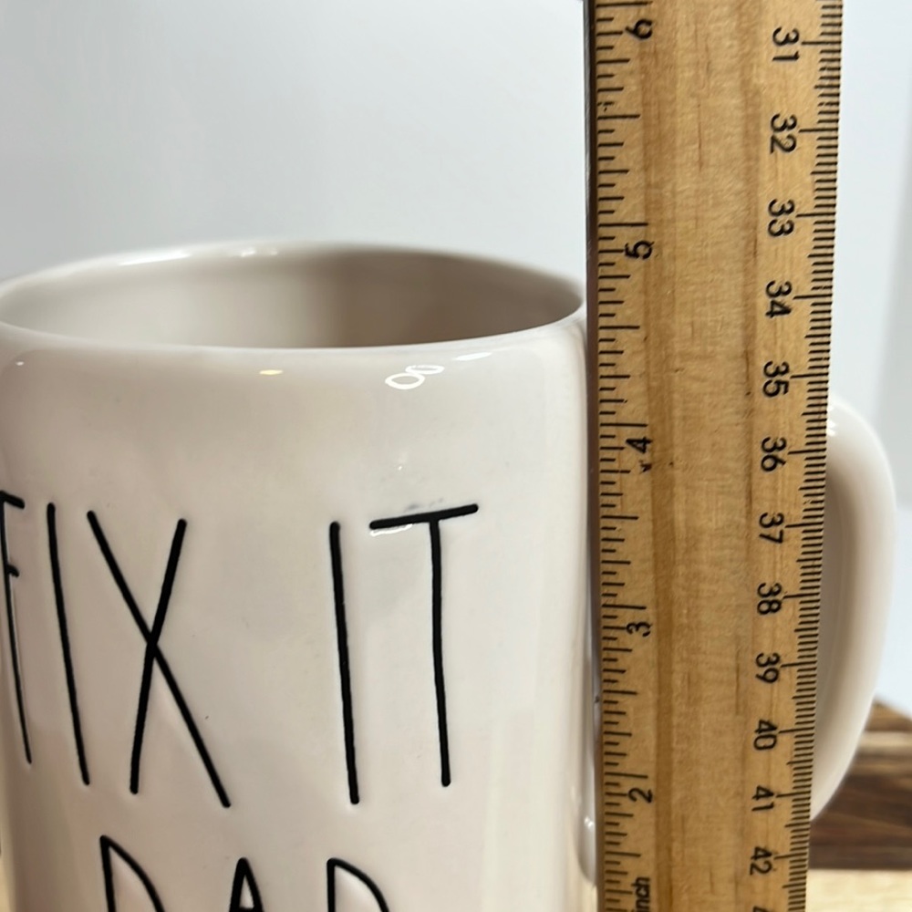 Coffee mug Rae Dunn Magenta “Fix It Dad” - Picture 3 of 9